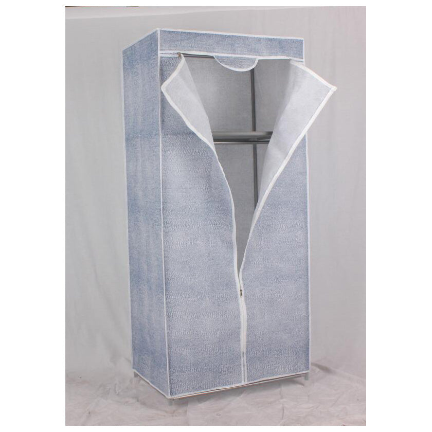 aneta armadietto in tnt 1 ripiano con zip 67x43x150cm ean 9972016224026