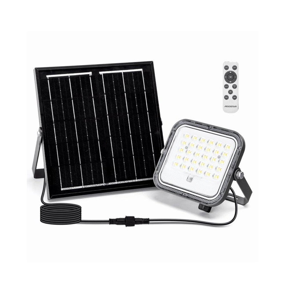 aigostar faro ad energia solare 50w con telecomando ean 8433325402839