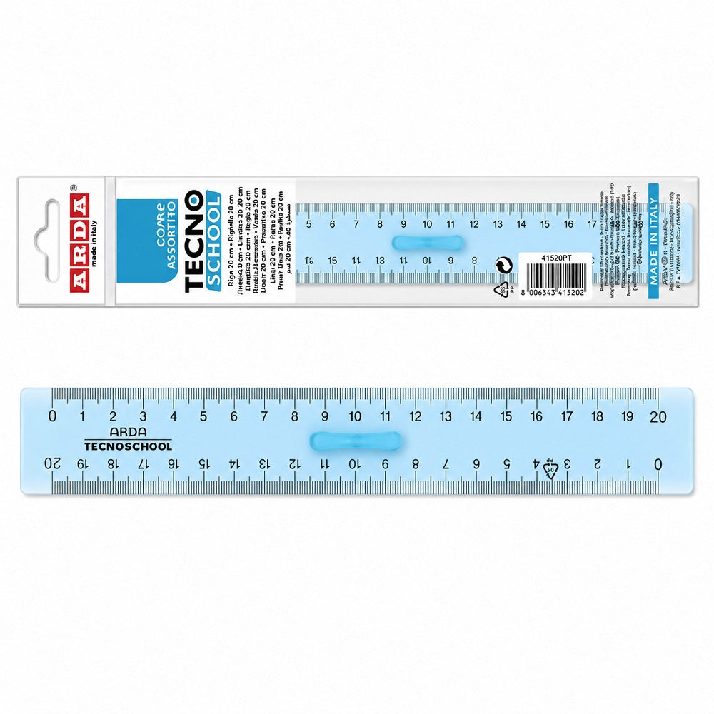 arda doppio decimetro tecnoschool 20 cm arda ean 8003438004031