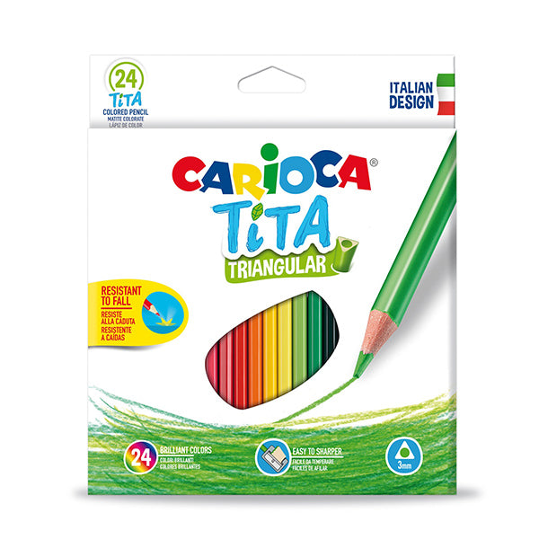 carioca pastelli tita carioca 24 pz infrangibili ean 8003511727949