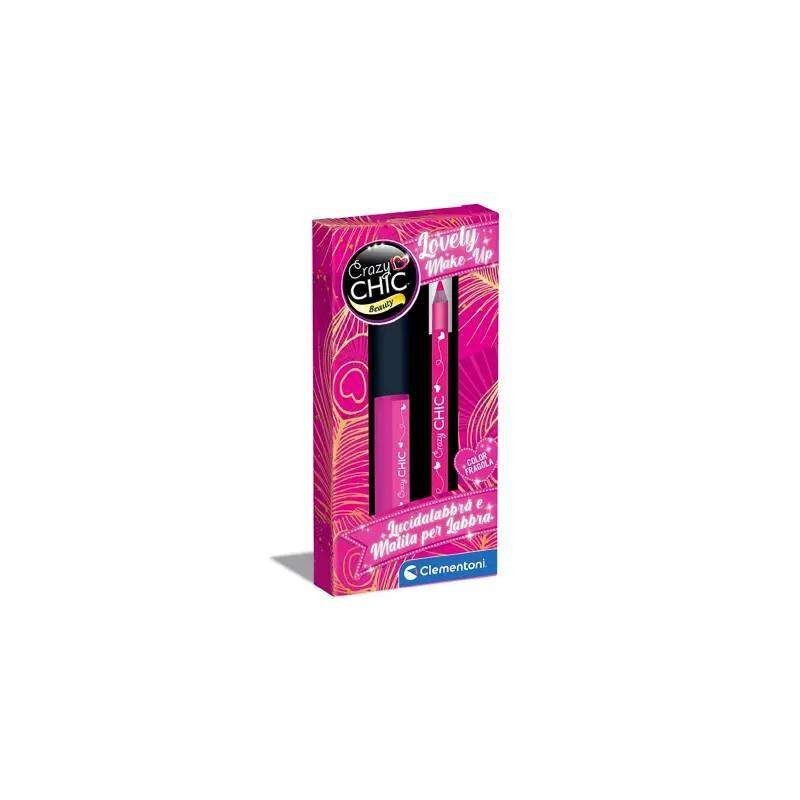 clementoni crazy chic lucidalabbra e matita fragola ean 8005125188826