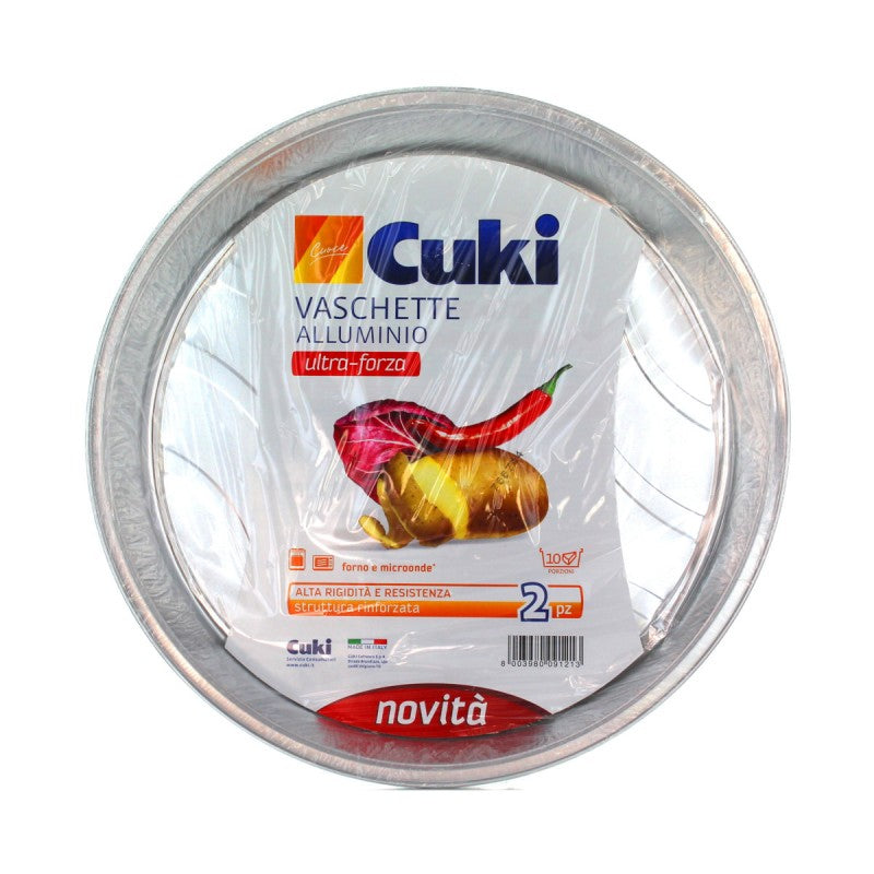 cuki vaschette alluminio 2 pz 288 x h 41 cuki ean 8003980901048