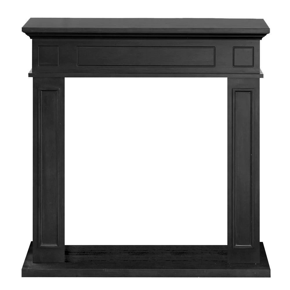 divina fire cornice camino rivestimento jefferson legno nero ean 8056157807148