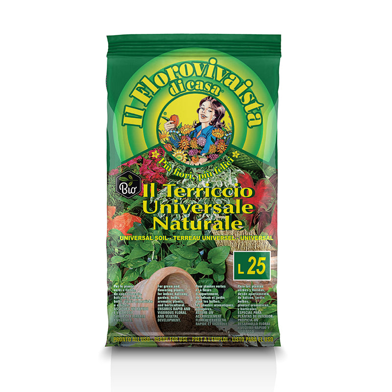 euroterriflora terriccio universale naturale 25lt ean 8003757000349