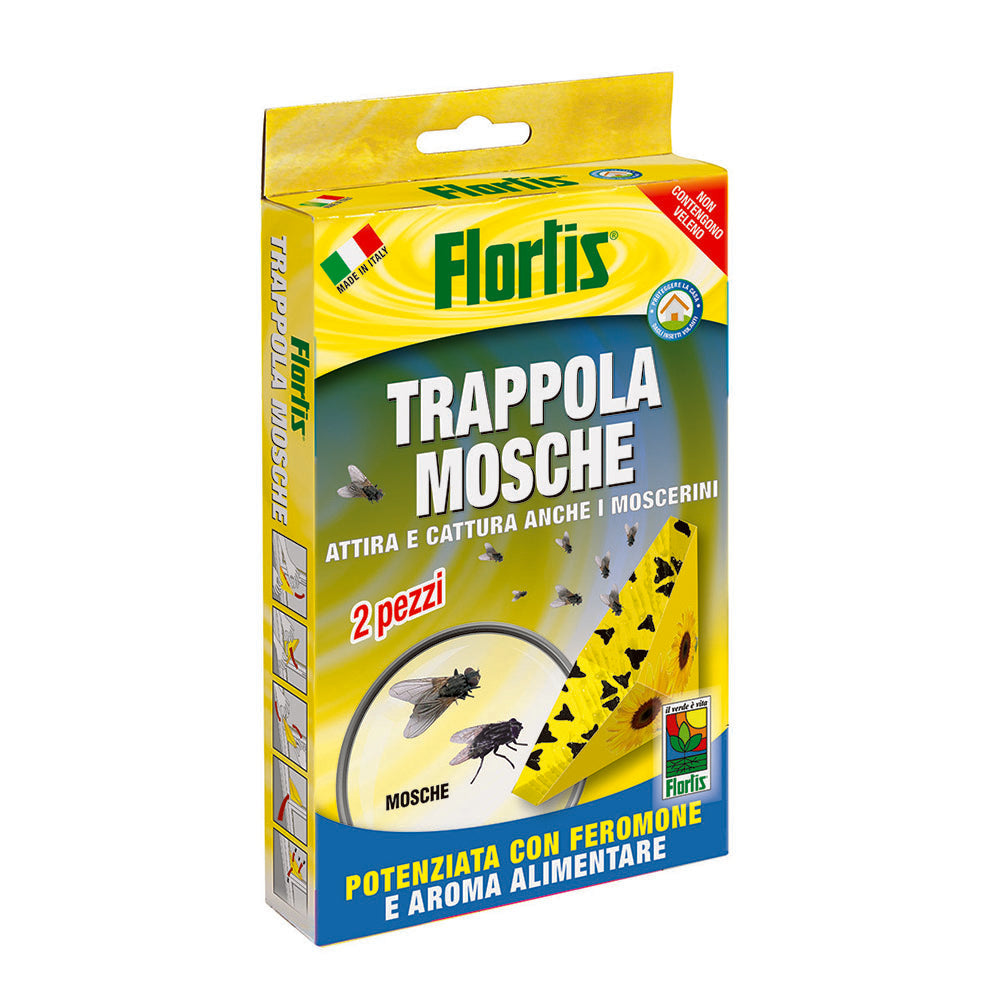 flortis trappola mosche triangolare 2 pz ean 8009985015193