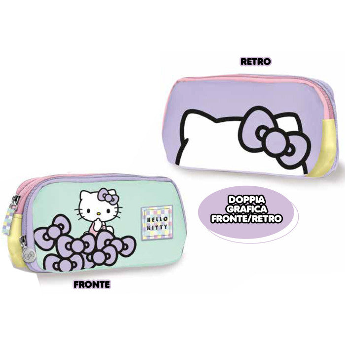 giochi preziosi astuccio 2 zip hello kitty ean 8056379189459