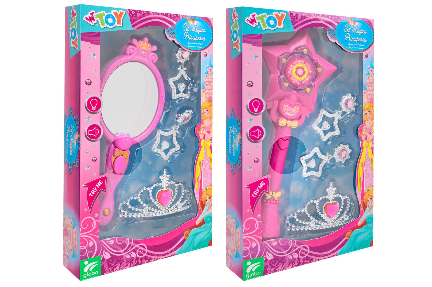 globo scettro e specchio da principessa con accessori ean 8014966410133
