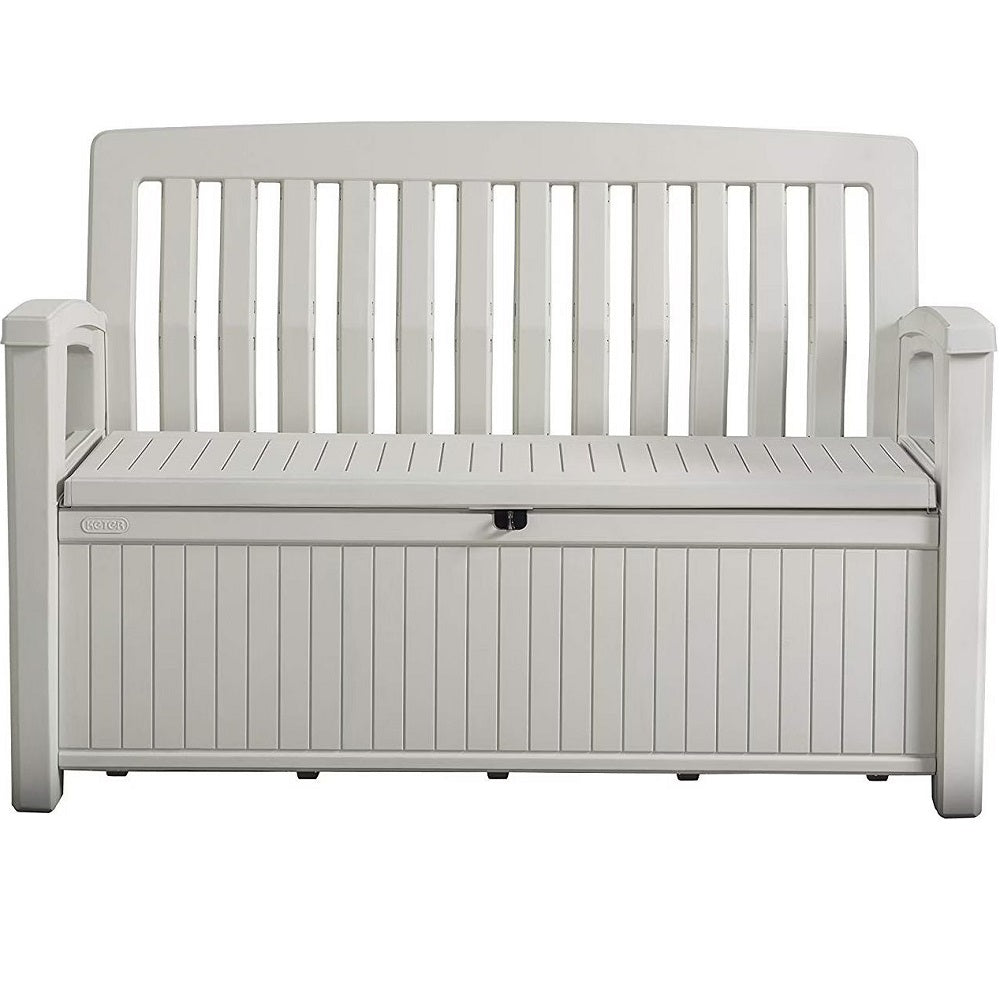 keter panchina cassapanca patio bianca 133x61x89 cm ean 7290106932067