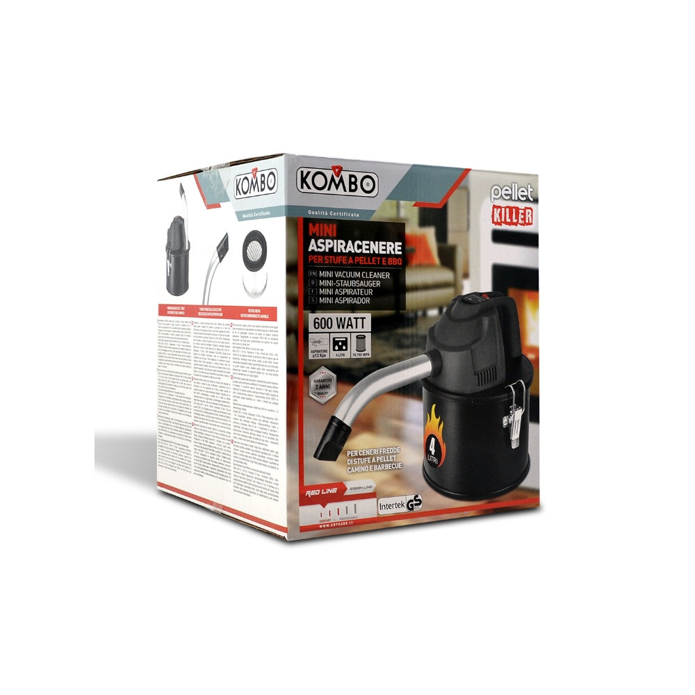 kombo mini aspiracenere soffiatore 4lt 600 w ean 8054134478350