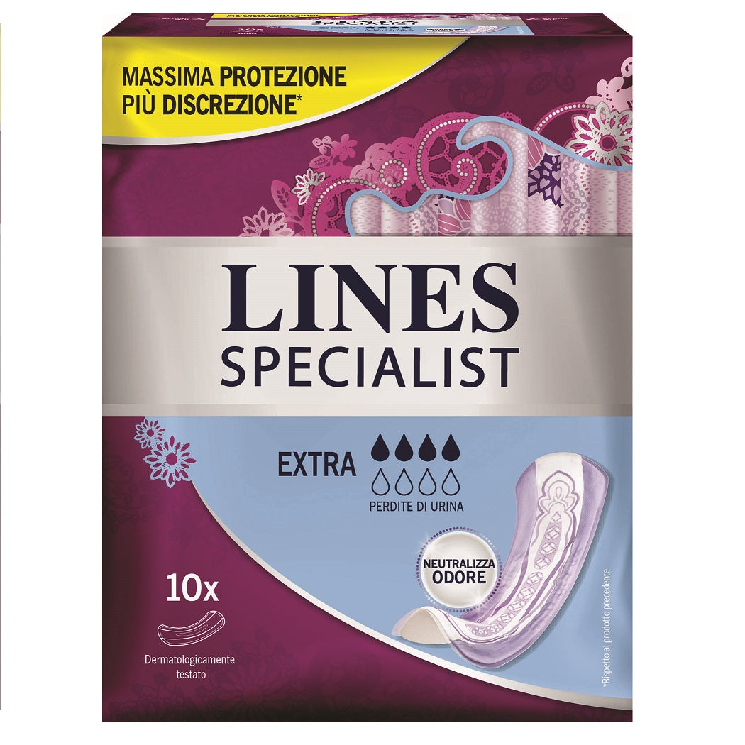 immagine-1-lines-assorbenti-10-pz-specialist-extra-lines-ean-4015400699088