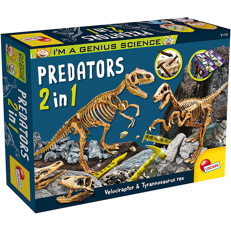 lisciani lisciani im a genius predators 2 in 1 ean 8008324095421