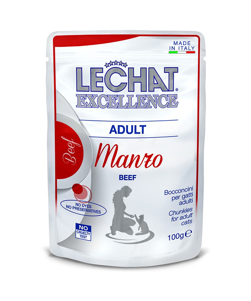 monge blister lechat excellence 100gr adult manzo monge ean 8009470061780