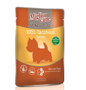 morando migliorcane pate_ tacchino 100gr 02453 morando ean 8007520024532