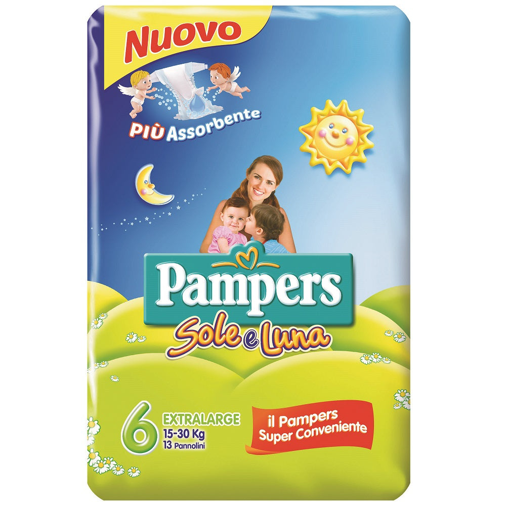 immagine-1-pampers-pampers-sole-e-luna-13pz-6ms-extra-large-pampers-ean-8001480130982