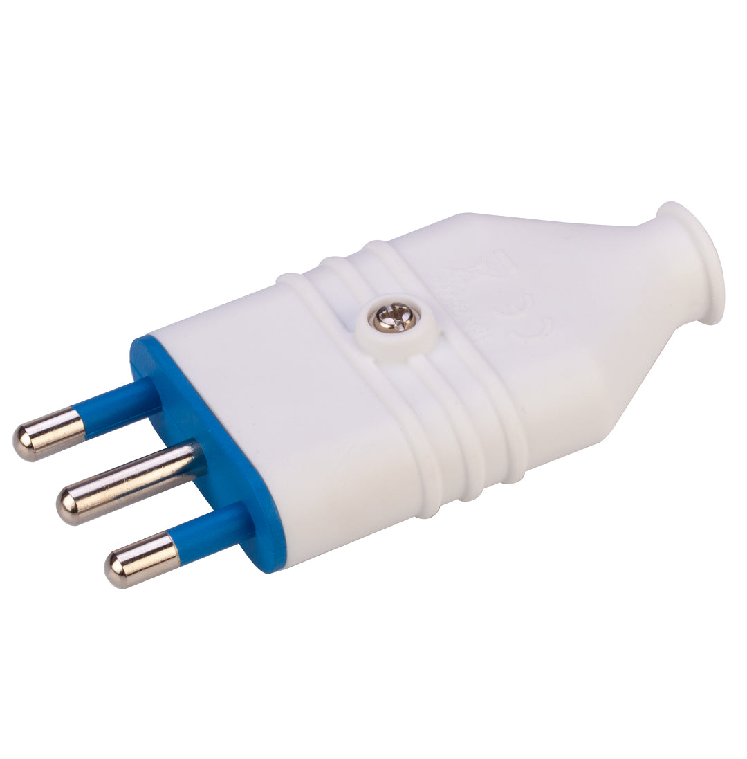 poly pool spina 16a 2pt srie heavy duty bianca 250v ean 8008225215812