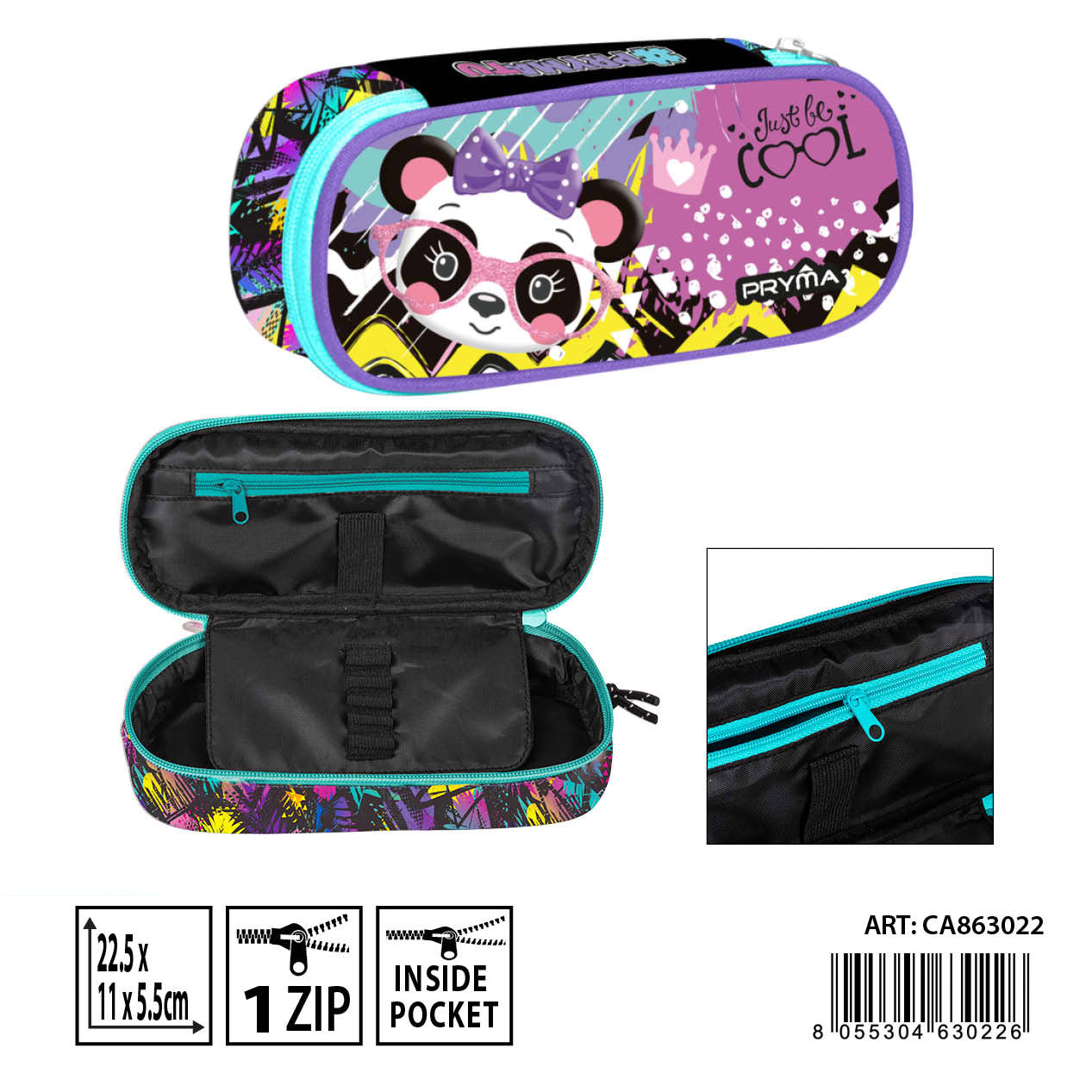 pryma astuccio ovale panda pryma ean 8055304630226