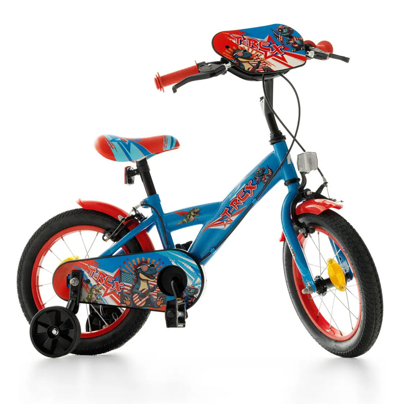sal mar bici 14 boy t rex con rotelline stabilizzatrici ean 8055965546454