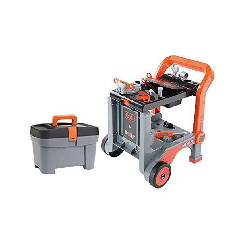 smoby trolley carrello trio blackdecker smoby ean 3032165001872