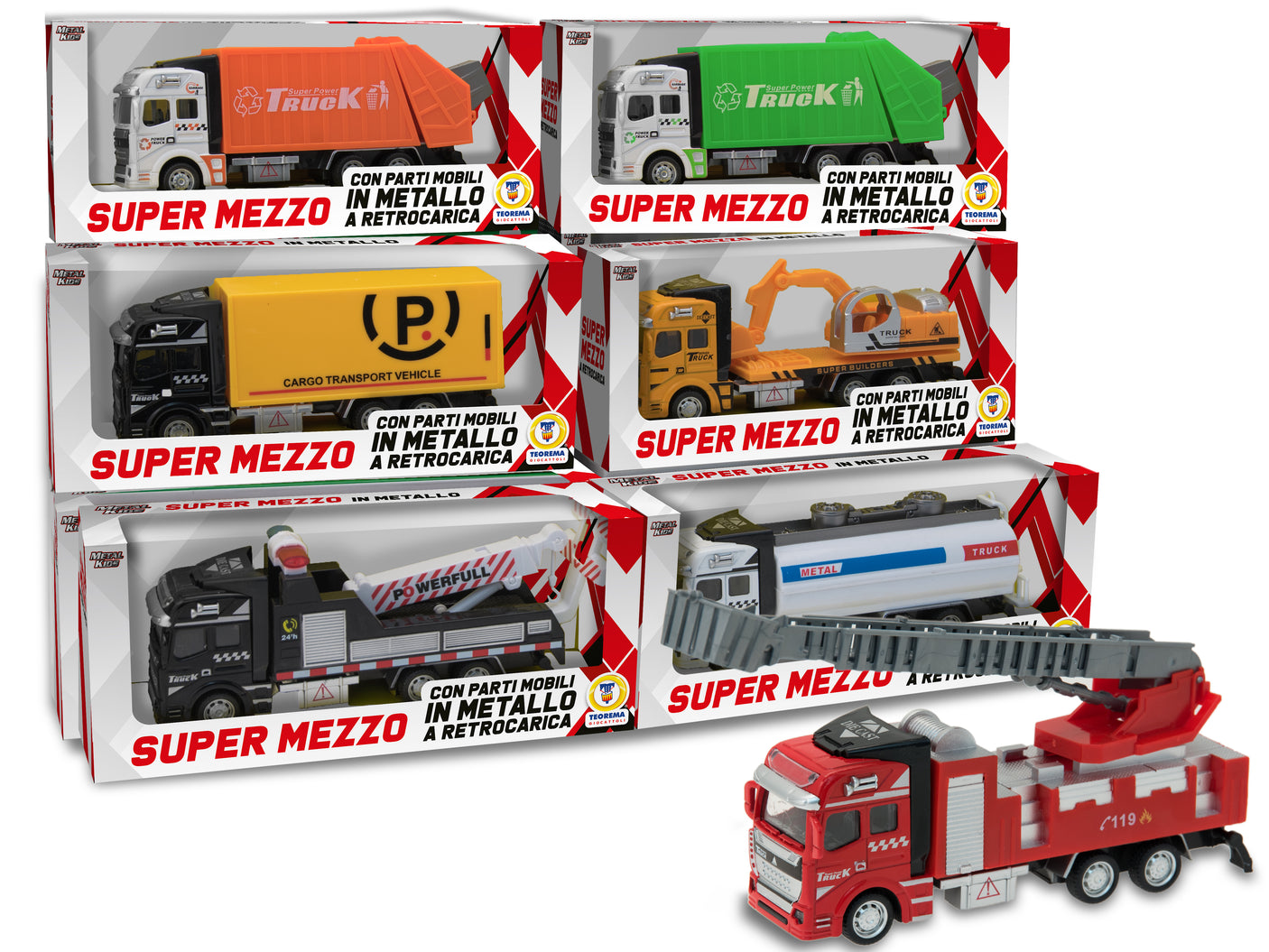 teorema metal kids mezzi da lavoro 65734 teorema ean 8017967657347