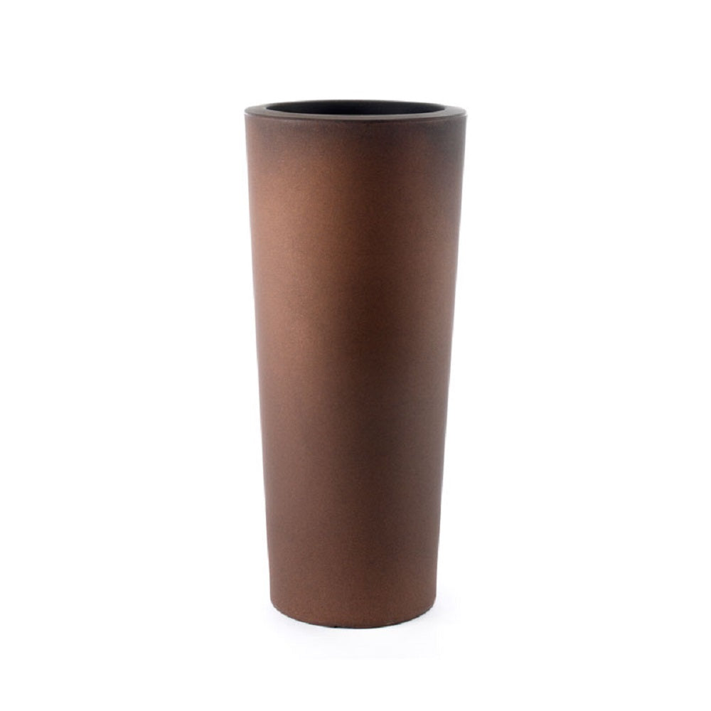 teraplast vaso schio cono in resina bronzo 70cm ean 8051560007680