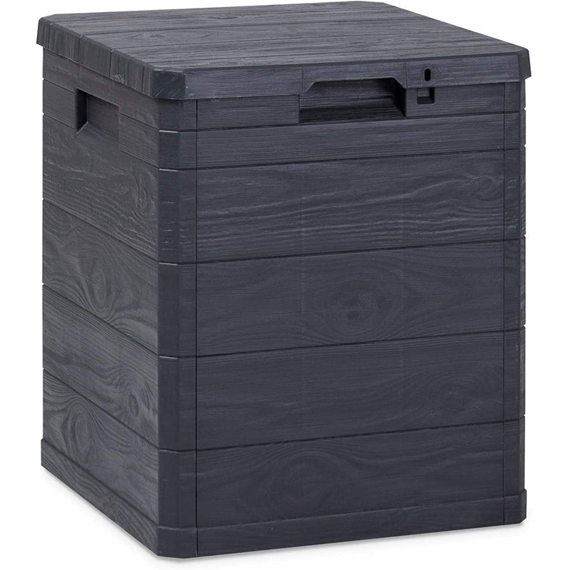 toomax baule woodys in resina antracite 425x44x50 cm ean 8009371017329