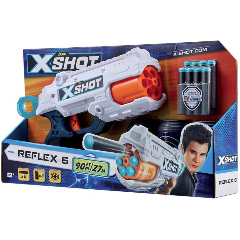 zuru x shot excel reflex 6 dardi 46019 ean 8005124460190