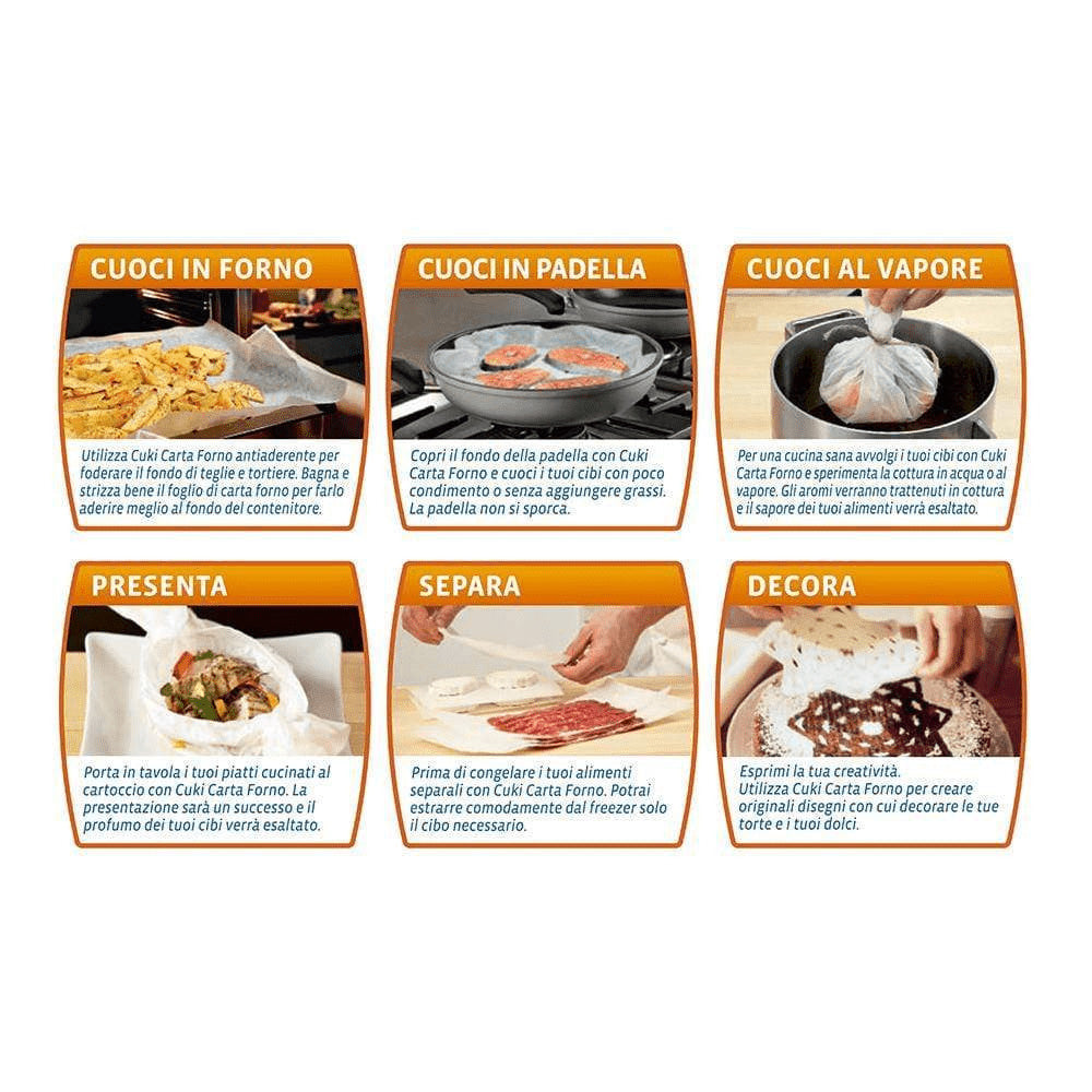 cuki carta forno 23 metri cuki ean 8003980901925