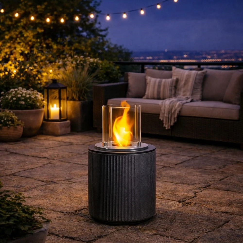 divina fire braciere bioetanolo da terra modigliani grigio ean 8056157806257