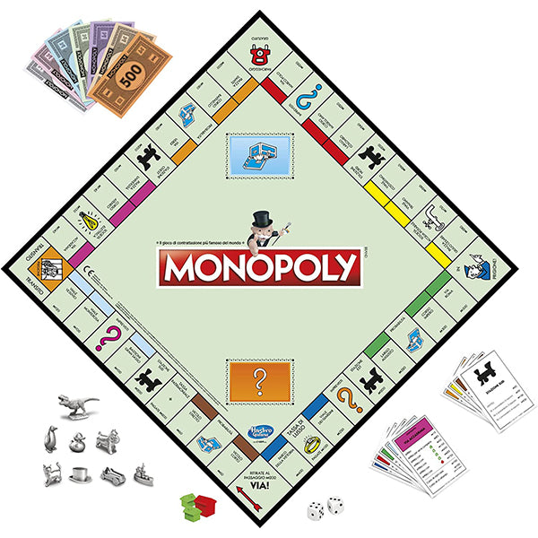 hasbro hasbro monopoly rettangolare 04c1009 ean 5010993414314