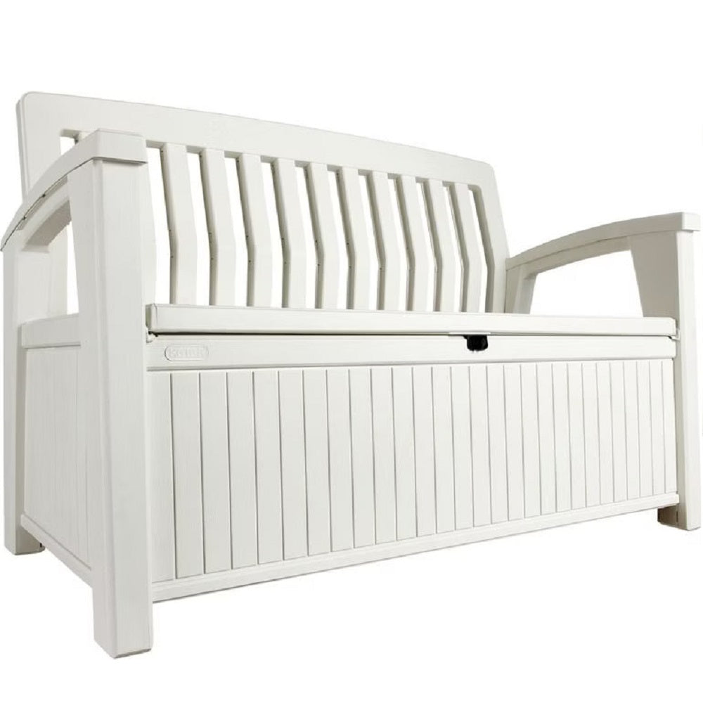keter panchina cassapanca patio bianca 133x61x89 cm ean 7290106932067