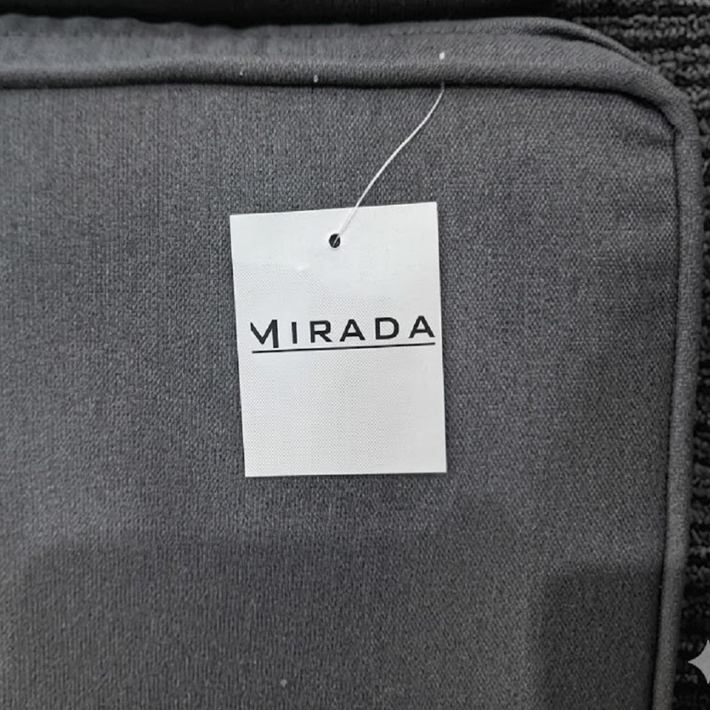 mirada home cuscino dondolo horus 135x50xh 5cm grigio scuro ean 8051944712377
