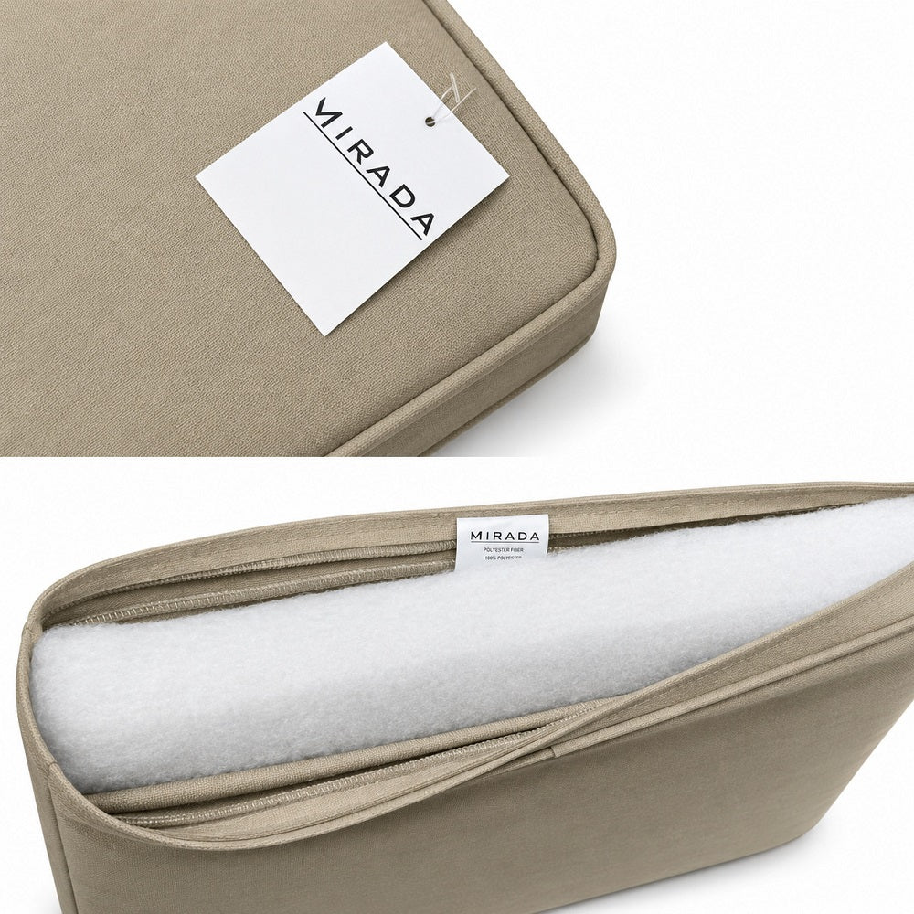mirada home cuscino osiride 41x54xh 5 cm tortora ean 8051944712247