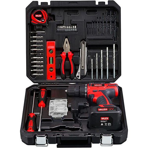 outlet kit valigetta 72 pz con trapano avvitatore 1429414 ean 8004878704055