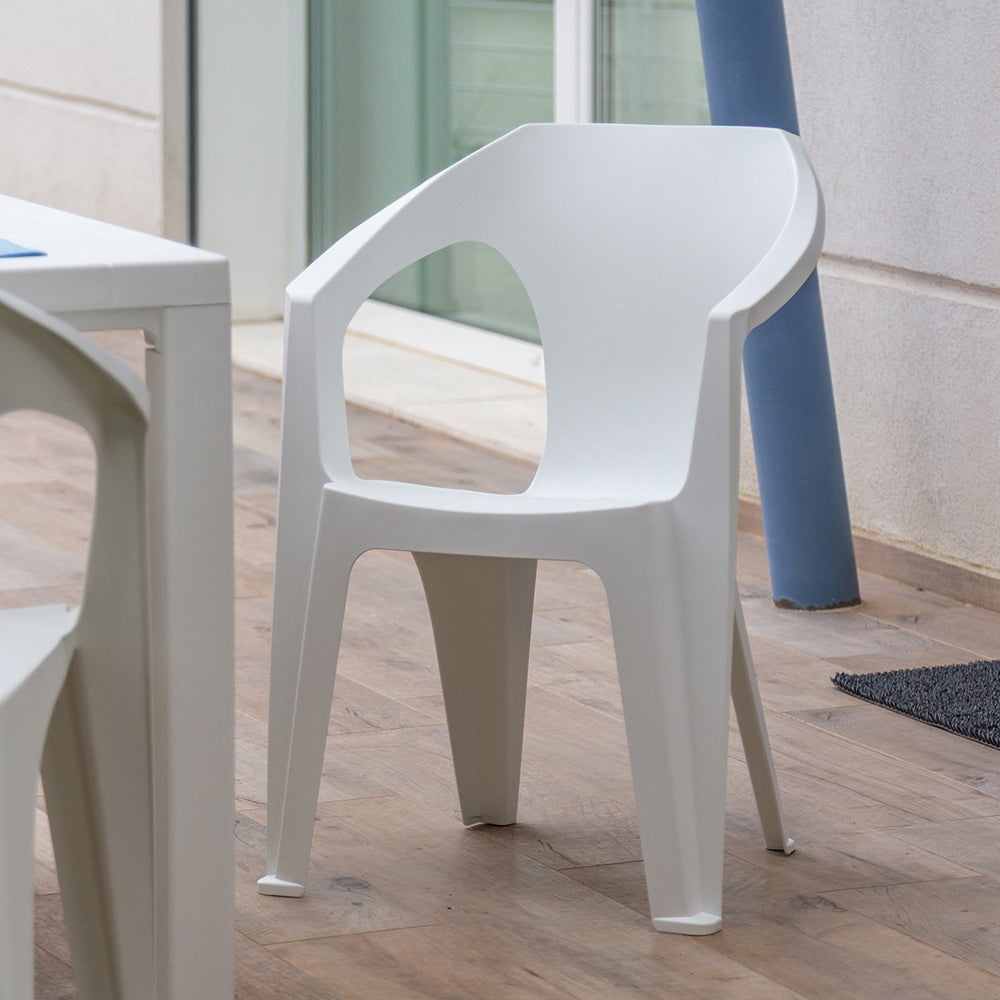 toomax sedia marina in plastica impilabile bianco ean 8009371096409