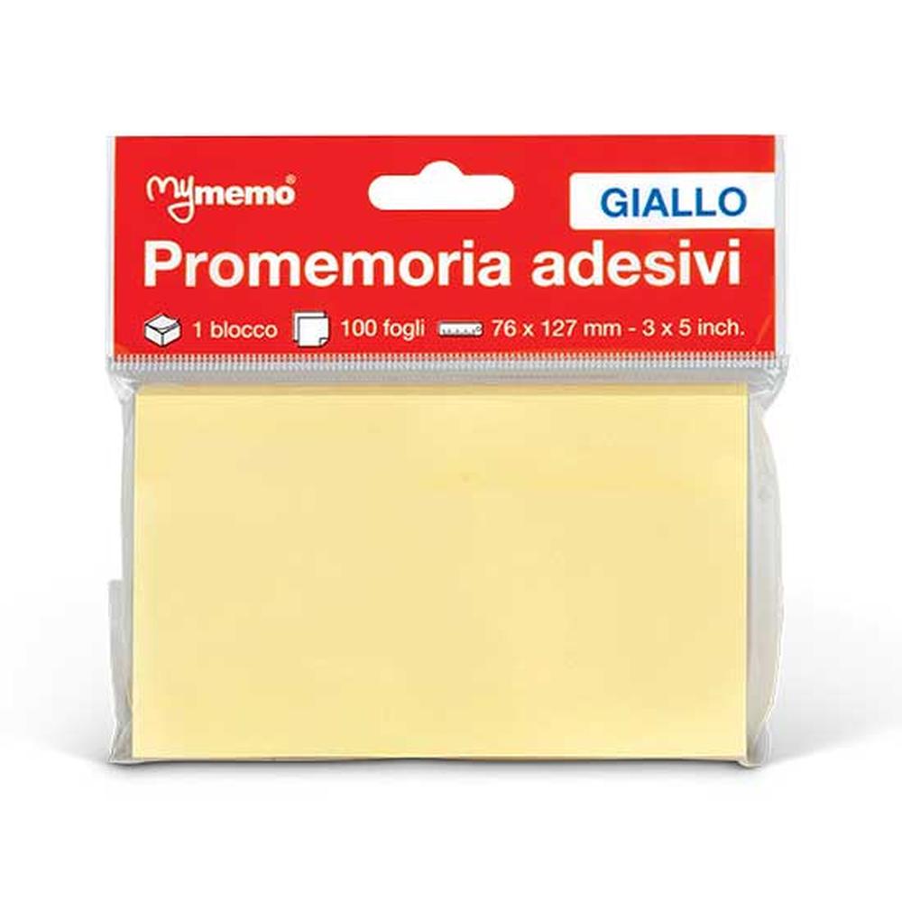 nikoffice blocco memotak 75 x 125 mm 100 fogli gialli ean 4011169510008