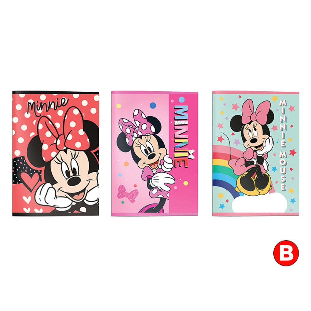 Quaderno A4 Minnie Pacco 12 Pz Assortiti Rigatura B