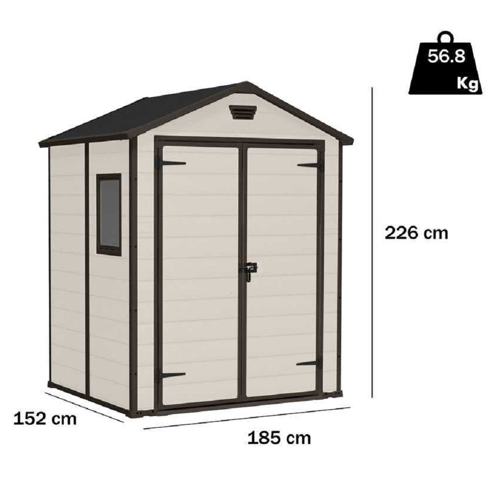 Casetta Manor Beige 185x152x226 Cm