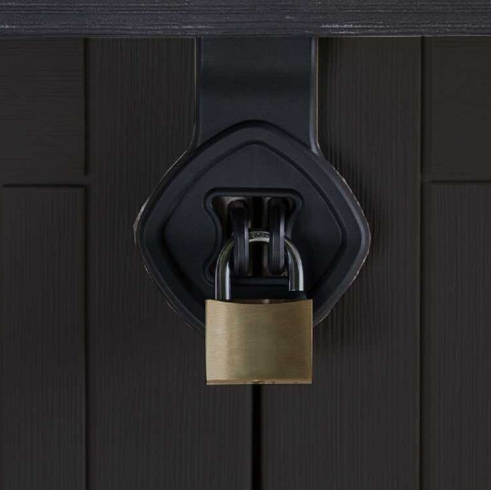 Armadio Portattrezzi Out Midi Nero 132x71x113cm