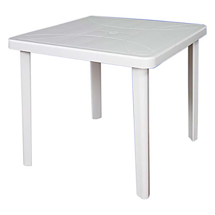 areta tavolo nettuno in resina bianco 80x80x72 cm ean 8008651116004