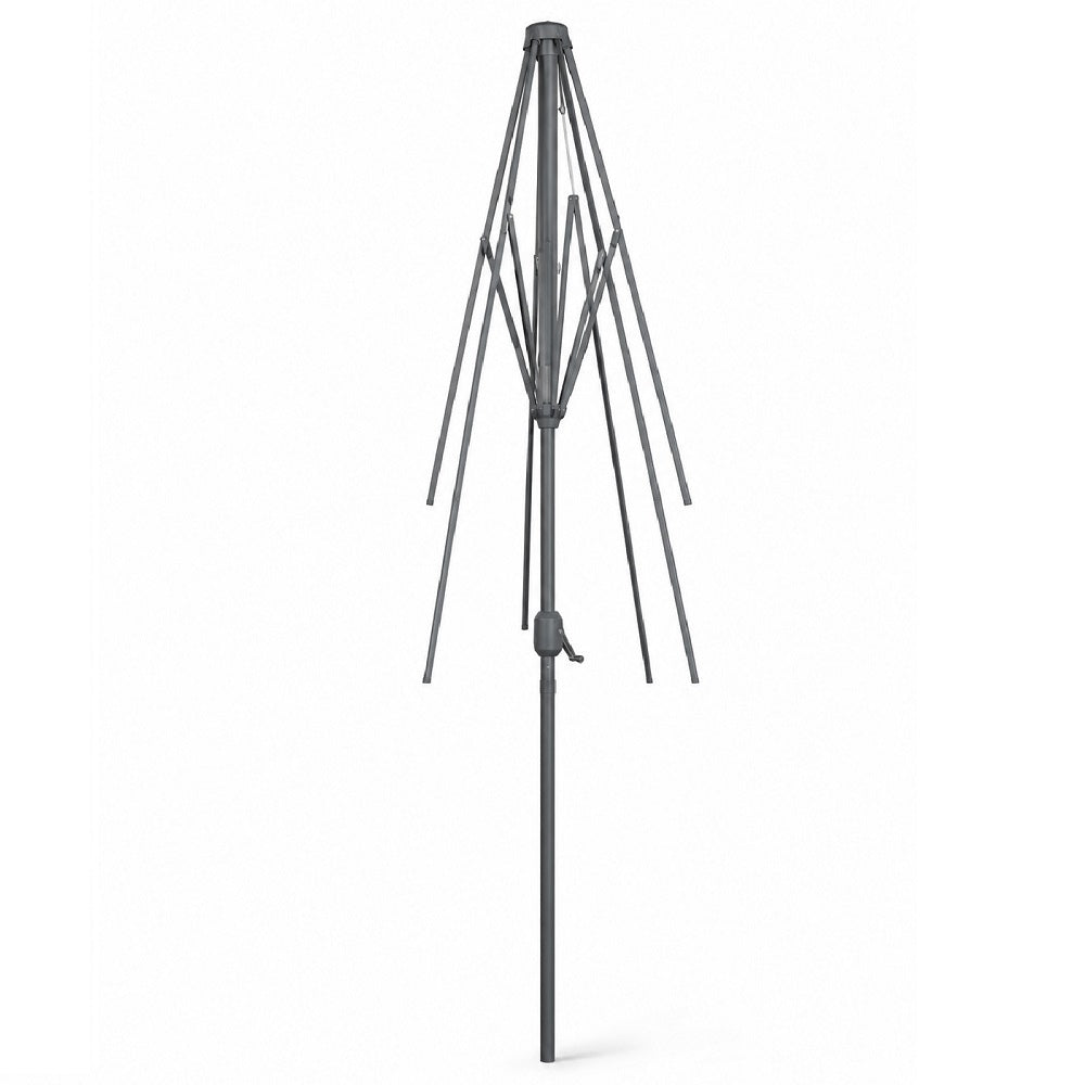 Struttura Ombrellone Senza Telo Grigio 3X2 mt