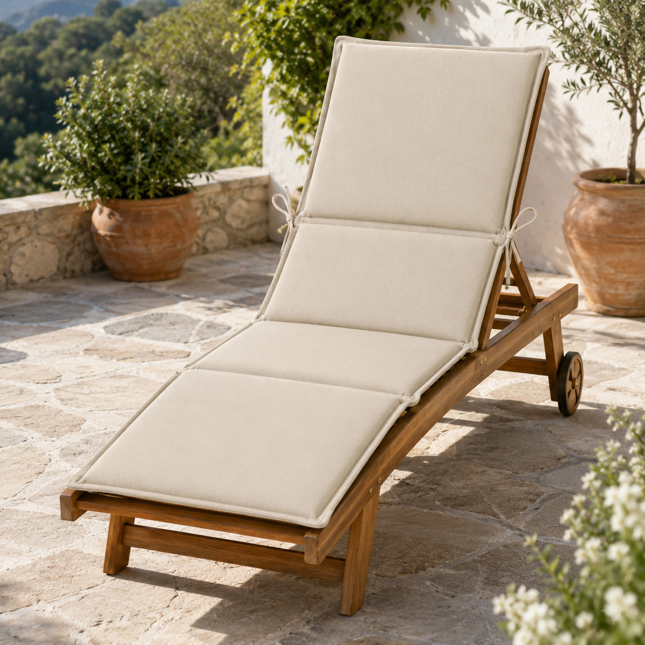 Cuscino James Con Prolunga 155x44xh.4 Cm Tortora