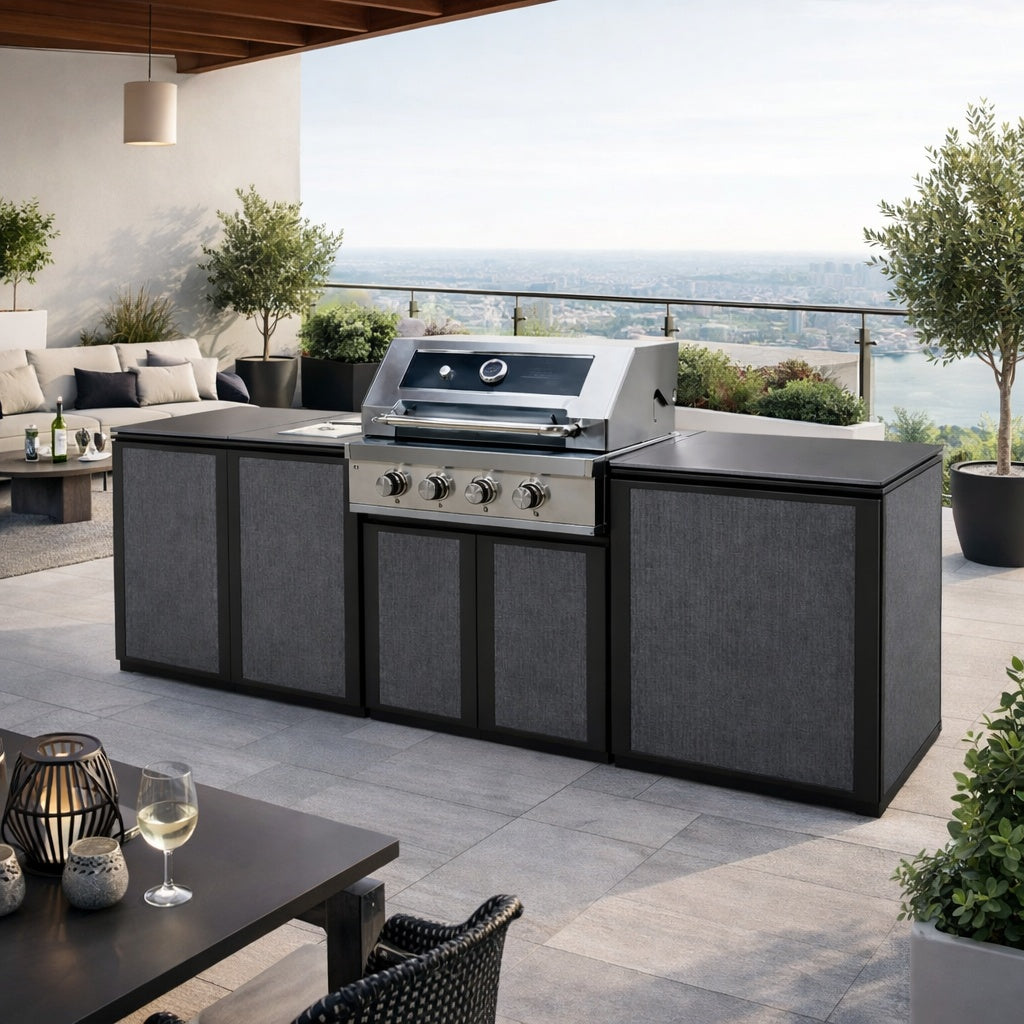 Cucina Da Esterno A Gas Antracite
