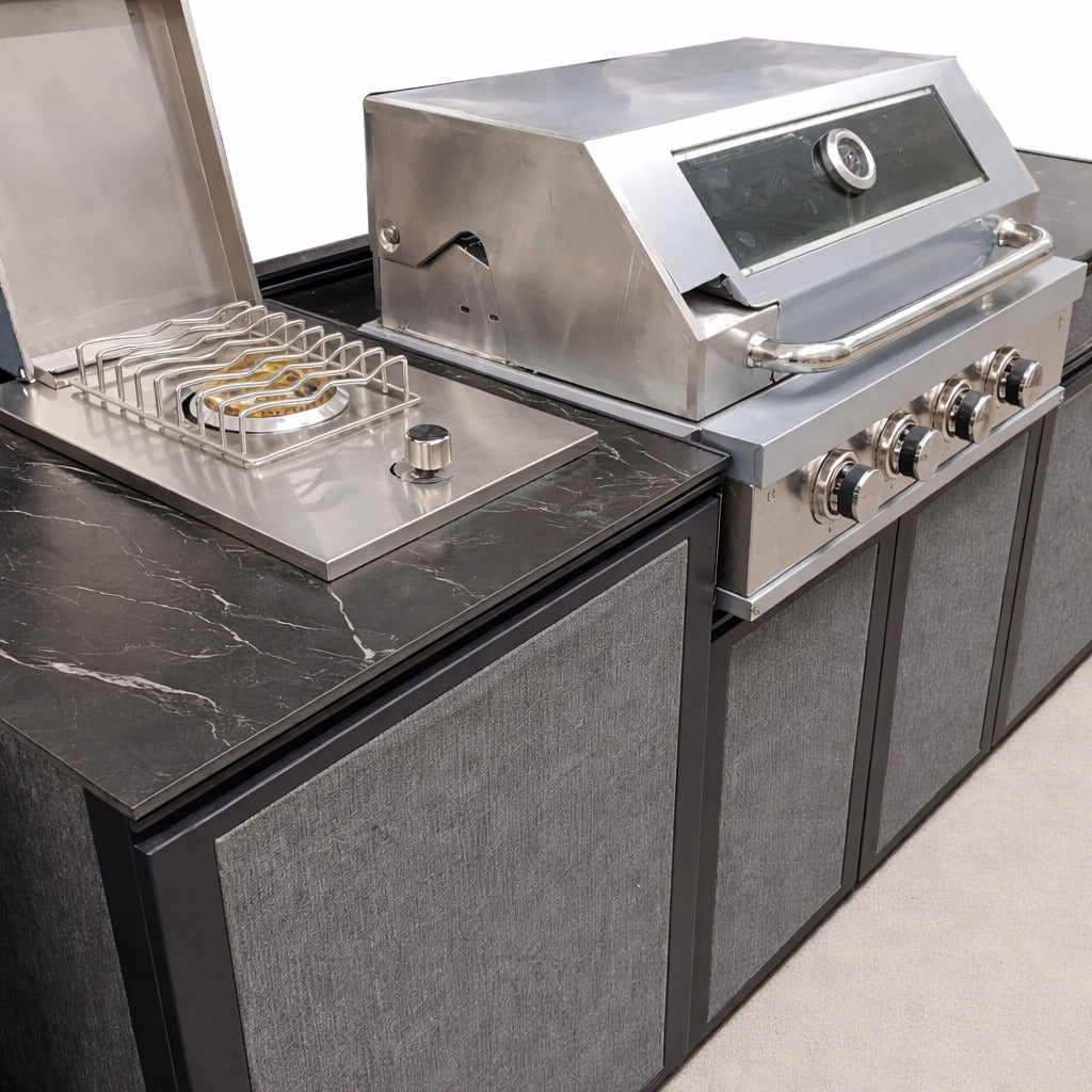 Cucina Da Esterno A Gas Antracite