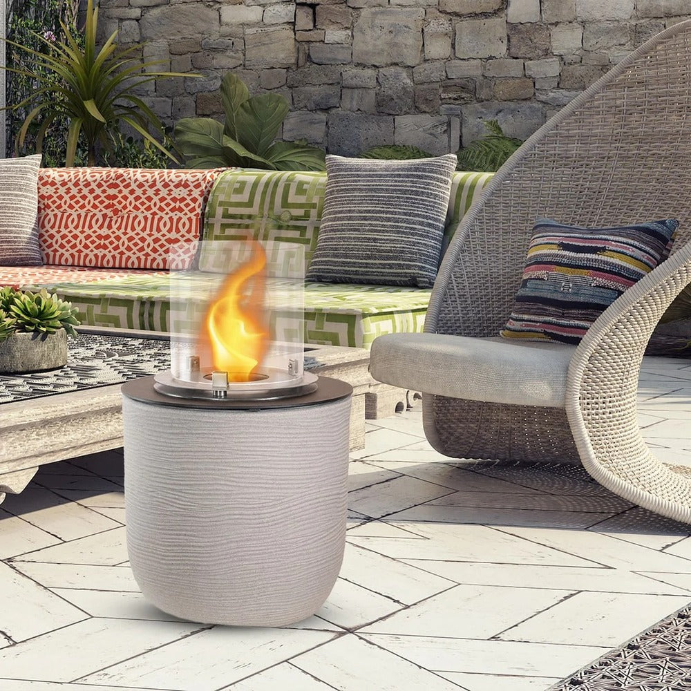 Braciere Bioetanolo Da Terra Raffaello Beige