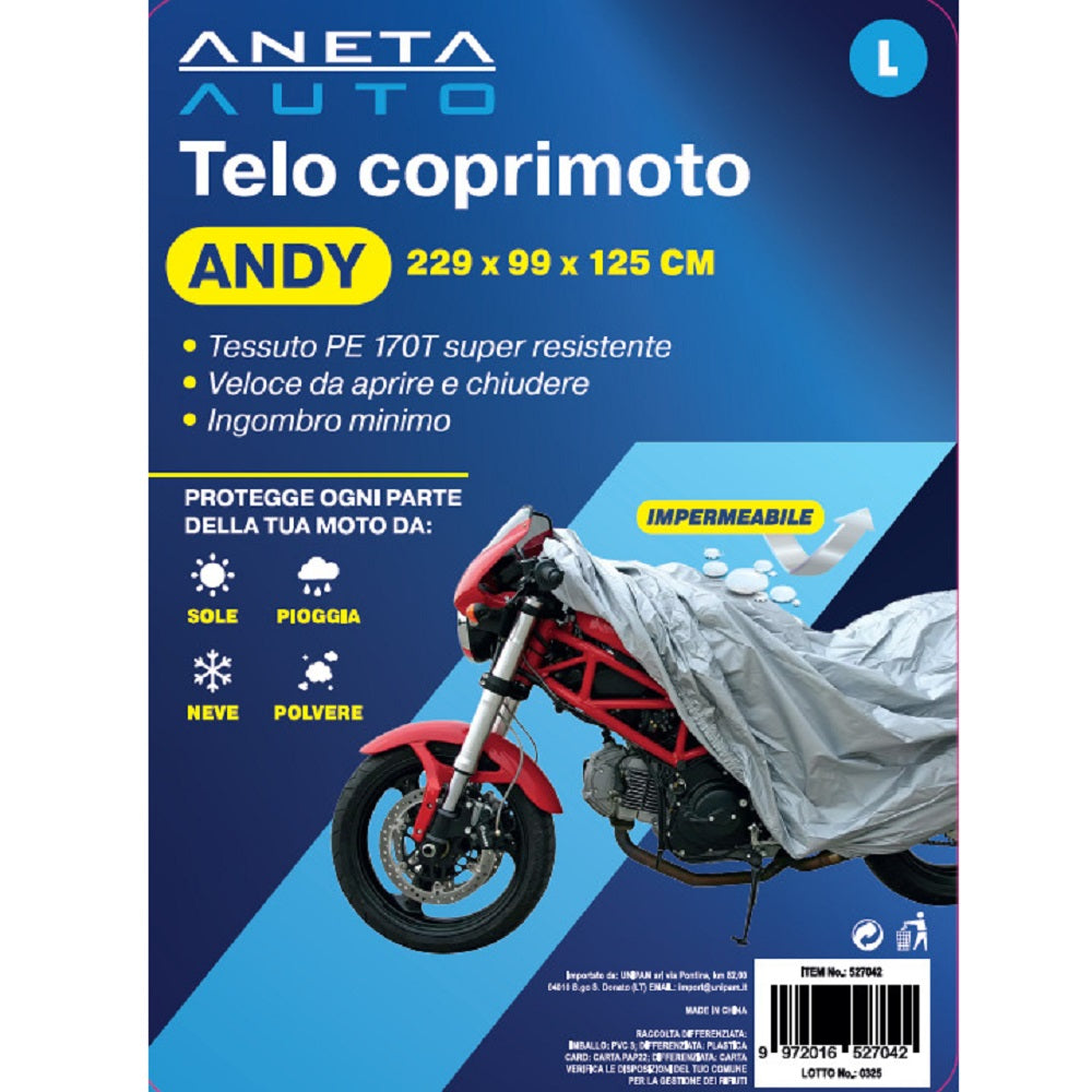 Telo Coprimoto Andy 229x99x125 Cm