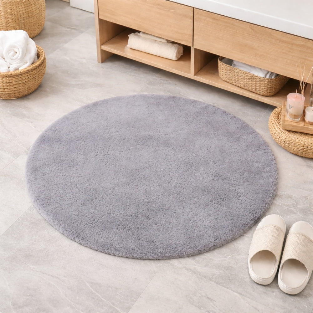 Tappeto Rabbit Tondo 80 Cm Colori Assortiti