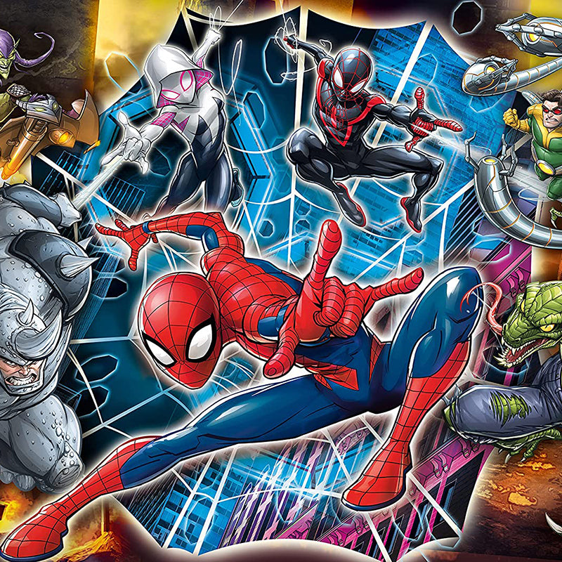immagine-2-clementoni-clementoni-puzzle-104-maxi-spiderman-23716-ean-8005125237166
