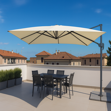 Ombrellone Newtown Palo Laterale Telo Ecru 2x3mt
