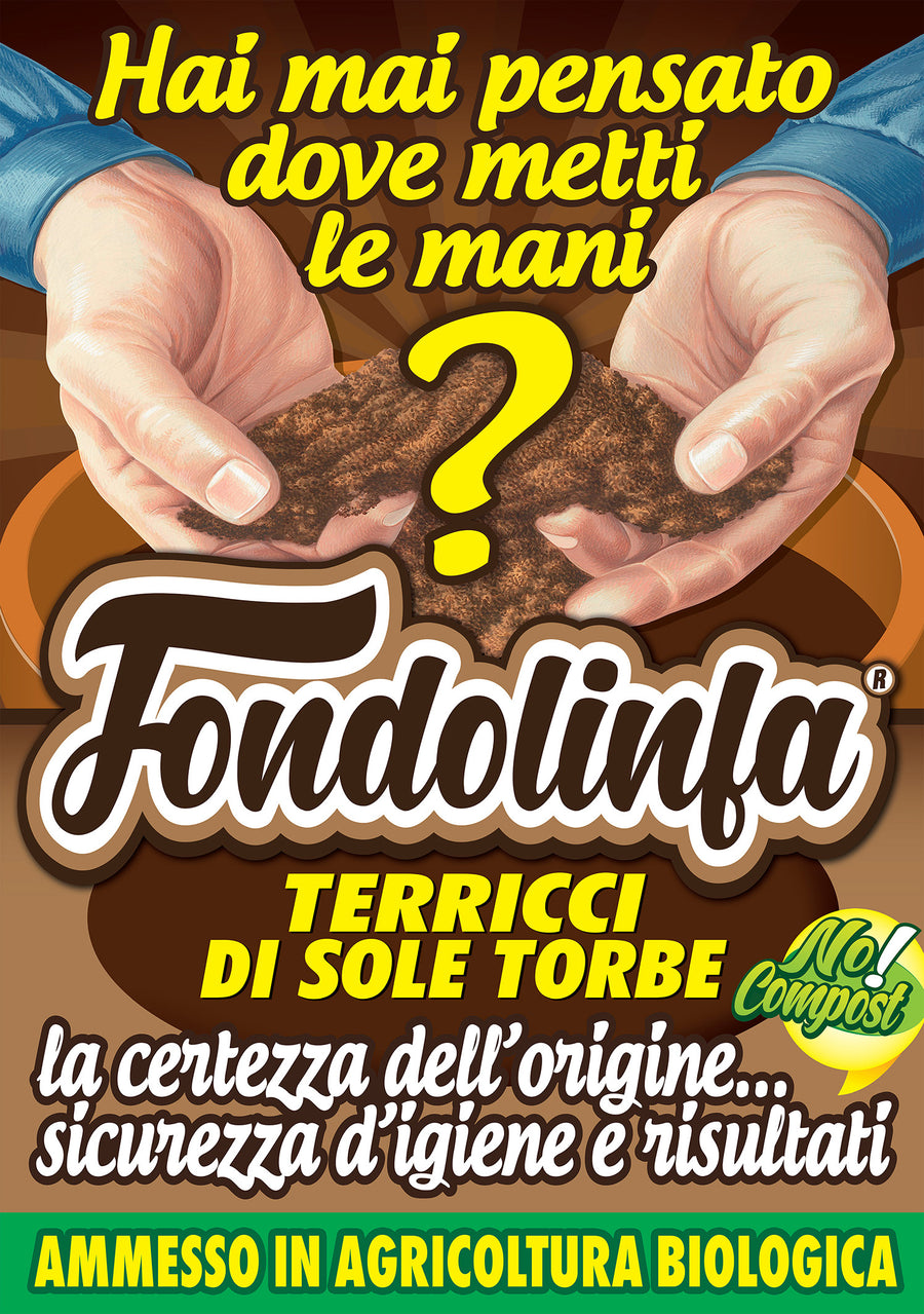 Fondolinfa: terricci di sole torbe, senza compost, per garantire origine controllata, igiene e risultati professionali 🌱