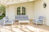 Set Salotto Africa Bianco Alluminio
